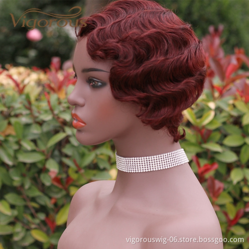 Cheapest Wholesale Non Lace Original Afro Black Indian Bob Glueless Short Women Straight Short 100% Real Human Hair Wigs